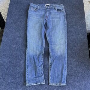 Levi's Jeans Womens 34x29 Blue Medium Wash Mid Rise Skinny Slim Stretch Denim
